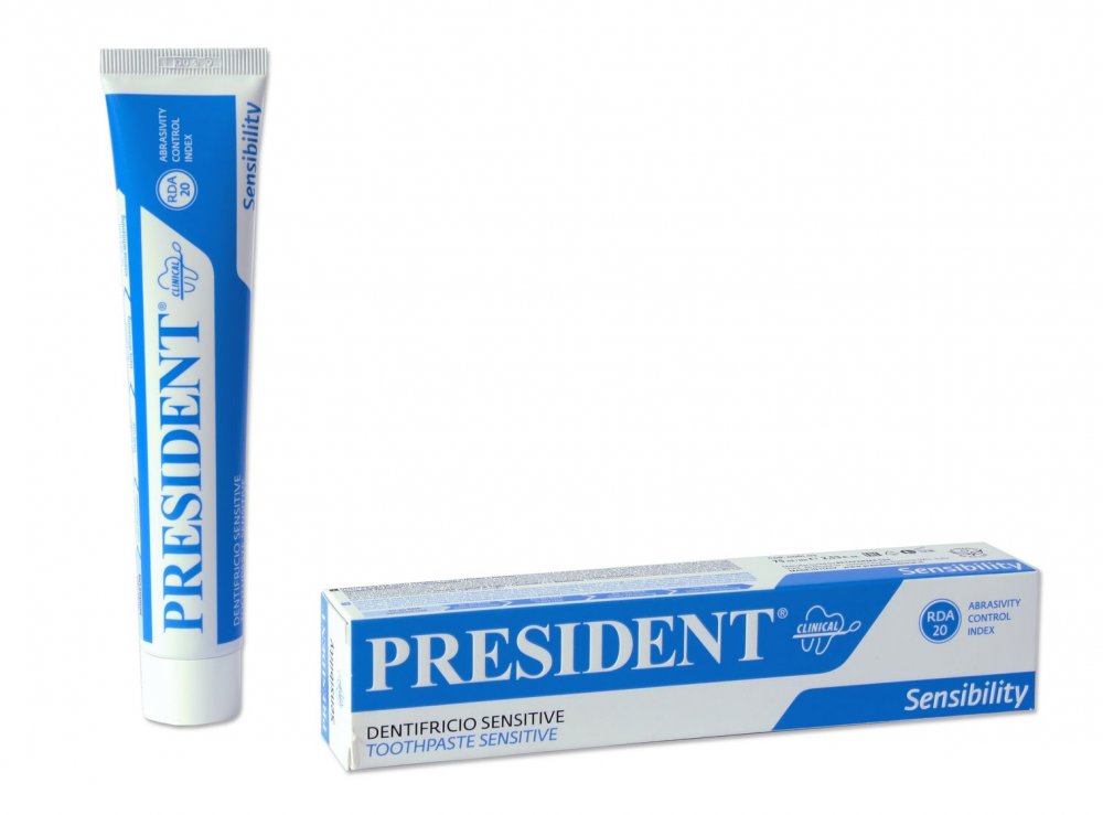 PresiDENT Sensitive zubní pasta, 75 ml