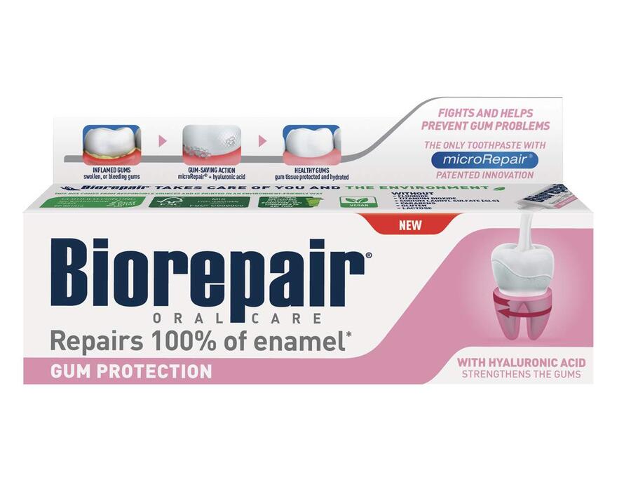 BioRepair GUM Protection zubní pasta pro ochranu dásní, 75ml
