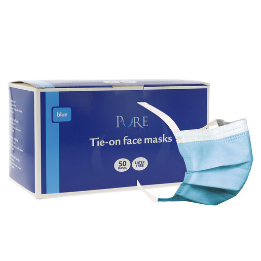 PURE ústenky dental vázací (modré), 50ks