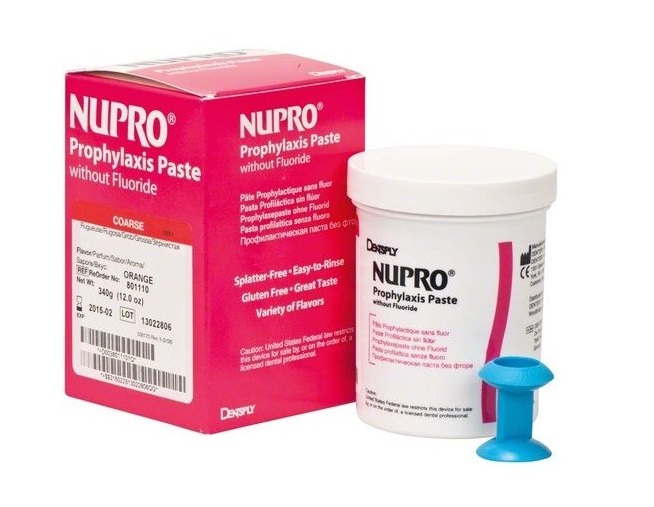 Dentsply NUPRO® polish STŘEDNÍ pasta bez fluoridu (pomeranč), 340g