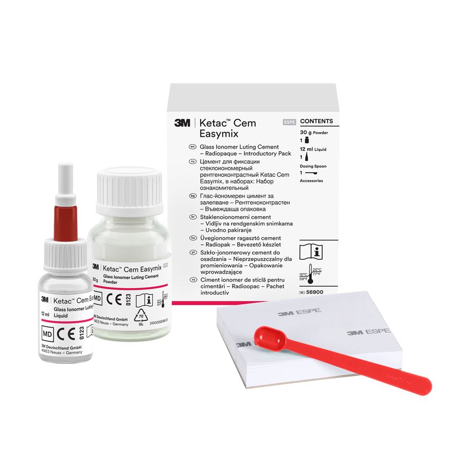 Levně Ketac™ Cem Easymix kontrastní skloionomerní fixační cement (30g + 12ml)