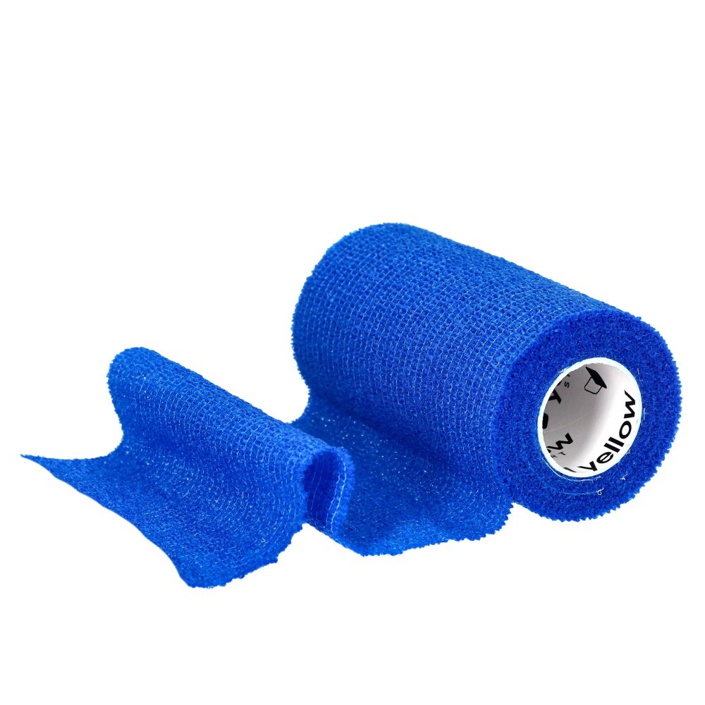 Kohezivní obinadlo yellowBAND 10cm x 4,5m (modré)