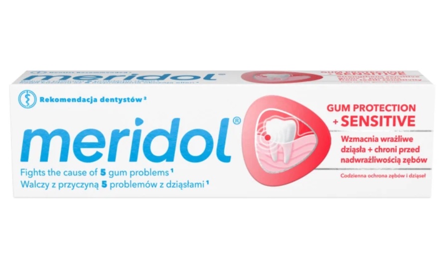 Meridol Complete Care + Sensitive zubní pasta na citlivé dásně, 75ml koupíte na Top-dent.cz