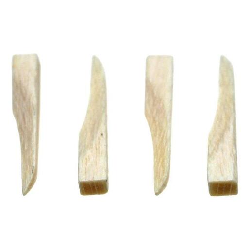 PURE dřevěné klínky 14 x 1,5 x 1,5 mm (bílé), 100ks