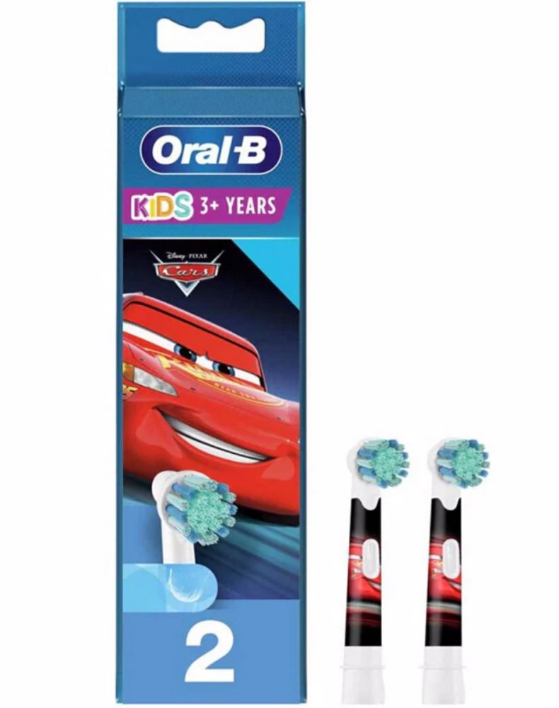 Oral-B Kids EB10S-2 Extra soft náhradní hlavice Auta, 2ks