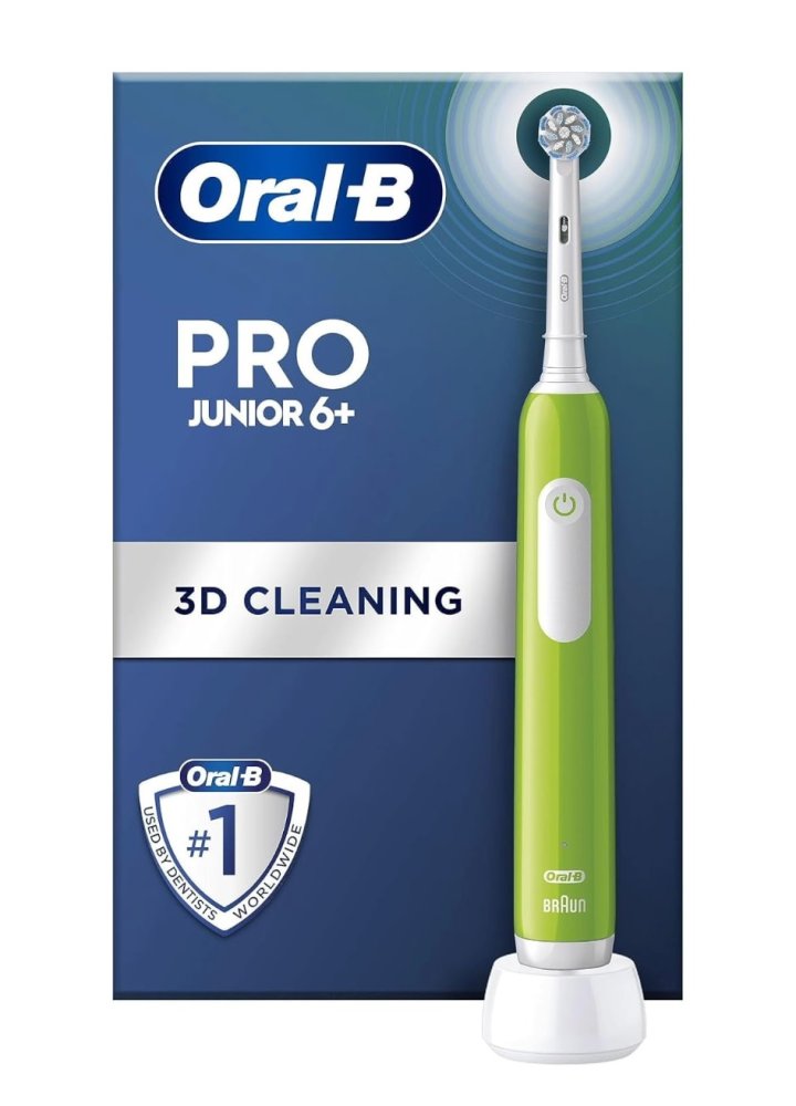 Oral-B Junior PRO Junior elektrický zubní kartáček 6+ (zelený)