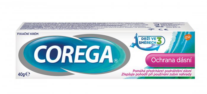 Corega Ochrana dásní lepící krém, 40g