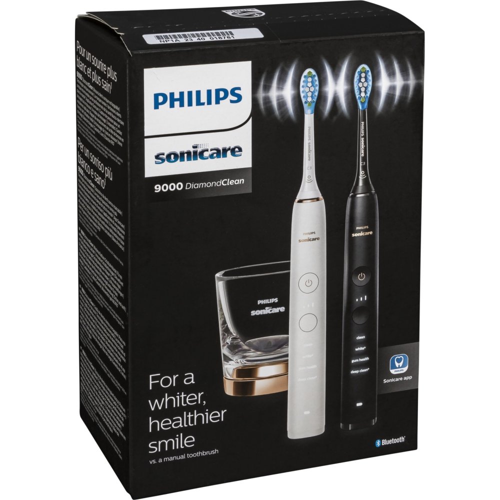 Philips Sonicare 9000 DiamondClean HX9914/69 Black/RoseGold DUO