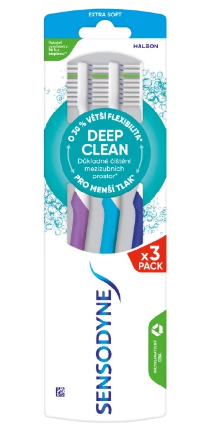 Sensodyne Deep Clean zubní kartáčky (X-SOFT), 3 ks