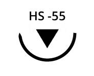 Chirurgické sterilní jehly HS-55, 48 ks