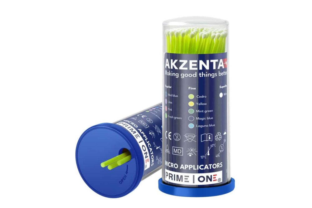 Levně Akzenta Top Sticks Plus Micro aplikátory REGULAR (sv. zelené), 4x100ks